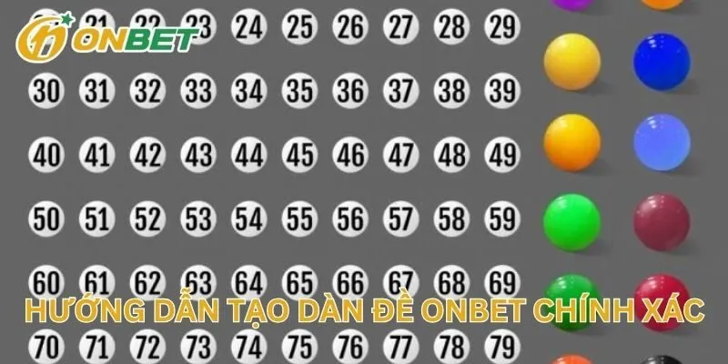 Hướng Dẫn Tạo Dàn Đề ONBET Chính Xác